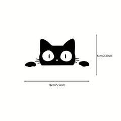 Lovely Cat Car Stickers for Motorcycle Car Rear View Mirror
