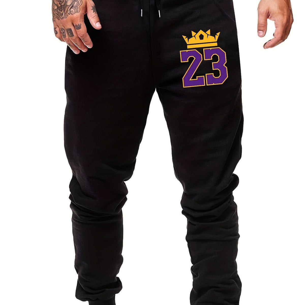 Men's Number 23 Drawstring Jogging Trousers