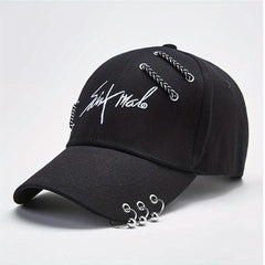 Men's Peaked Cap Sun Protection Sunshade Hat Summer Base