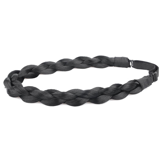 Synthetic Hair Braided Headband Chunky Braids Stretch Hairpiece