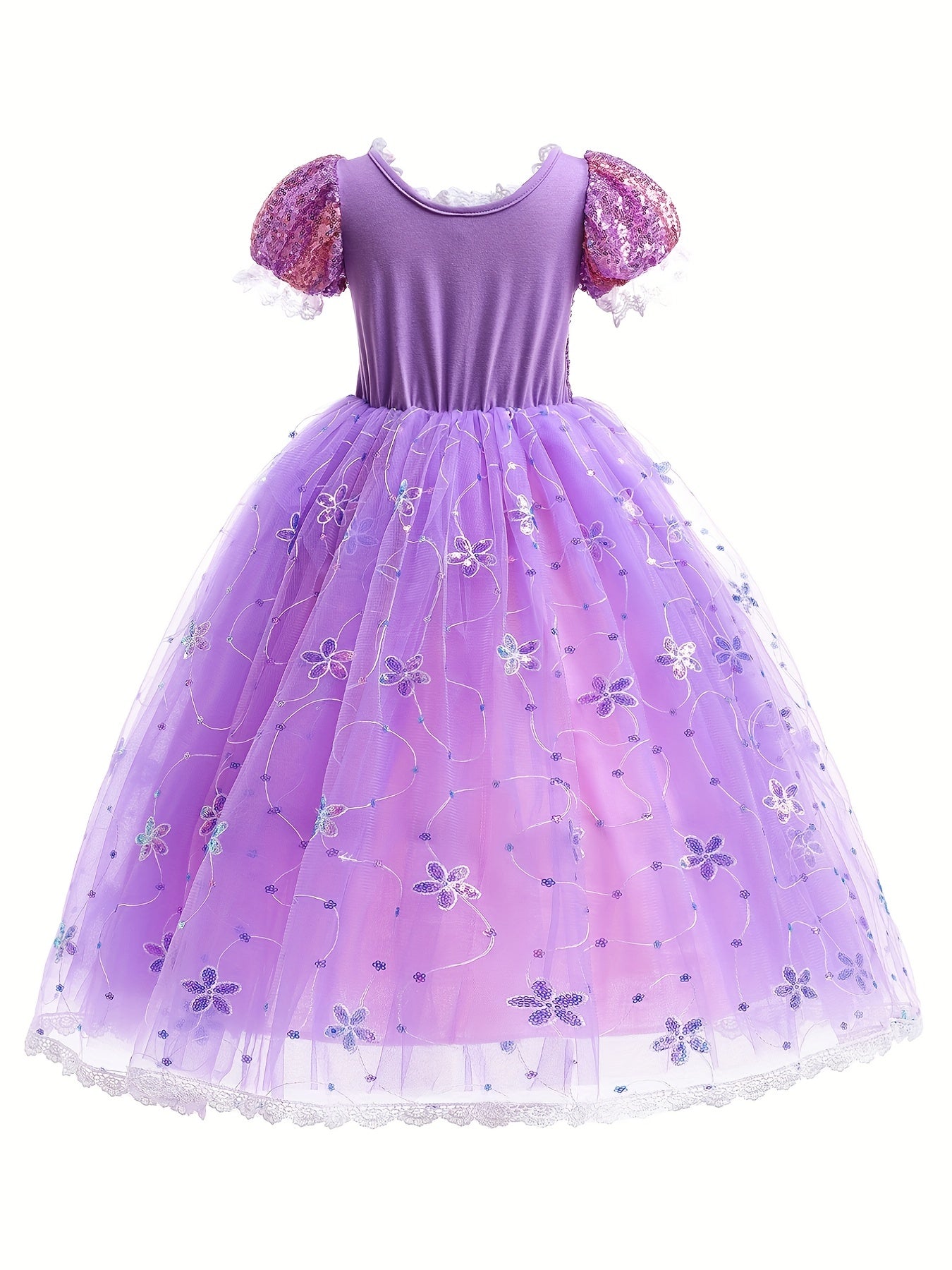 Princess Dress with Accessories Set for Party Performance
