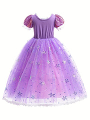 Princess Dress with Accessories Set for Party Performance
