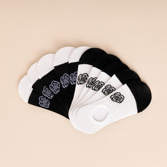 10 Pairs Floral Print Ankle Socks Women's Stockings Hosiery