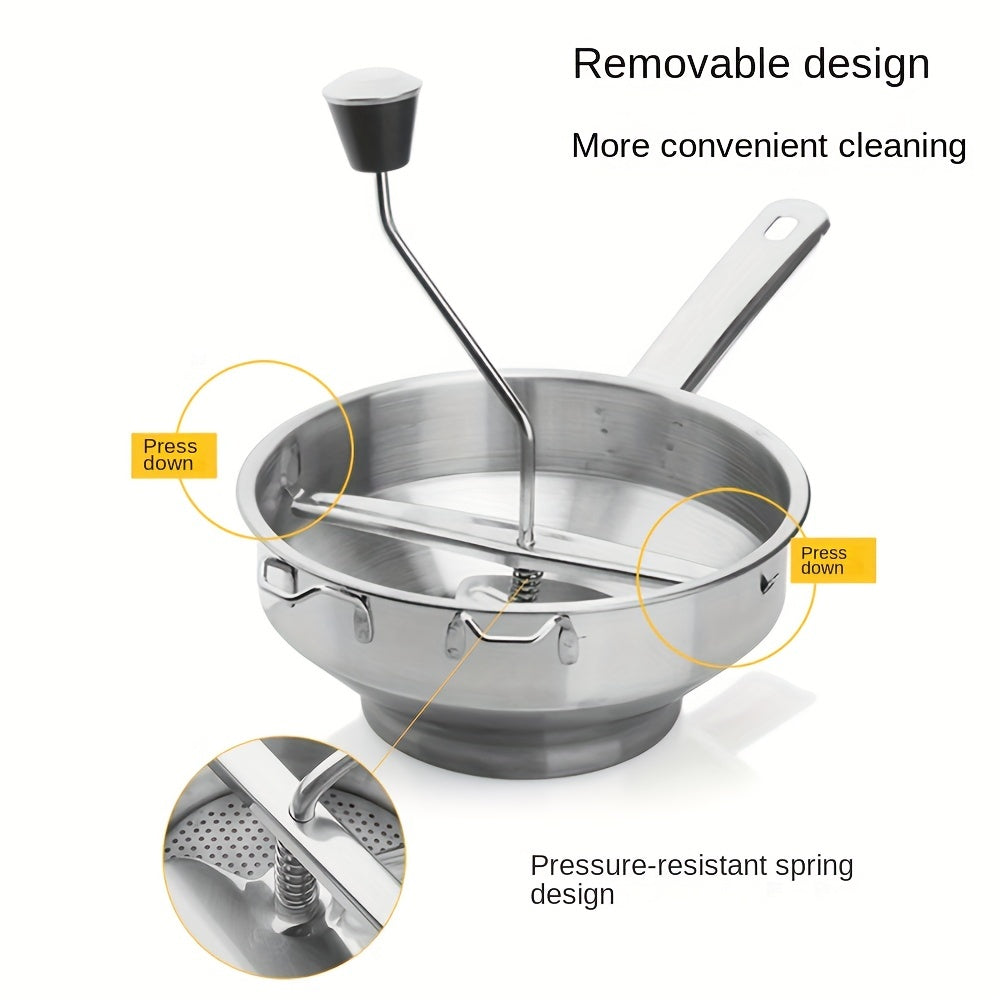 Stainless Steel Food Mixer Potato Masher Fruit Masher