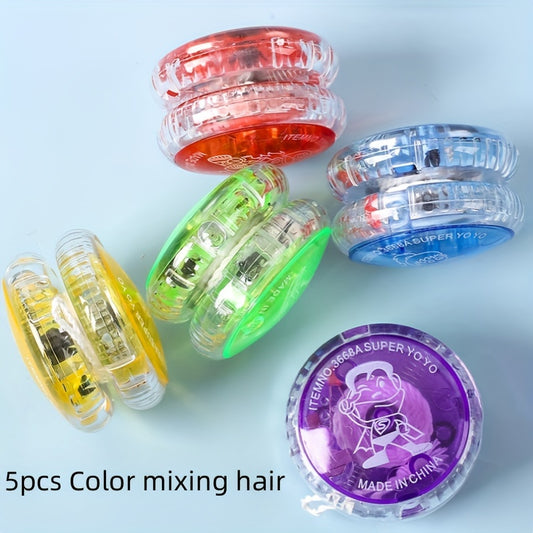 5pcs Luminous Yo yo Balls - Bright Colors Easy To Play