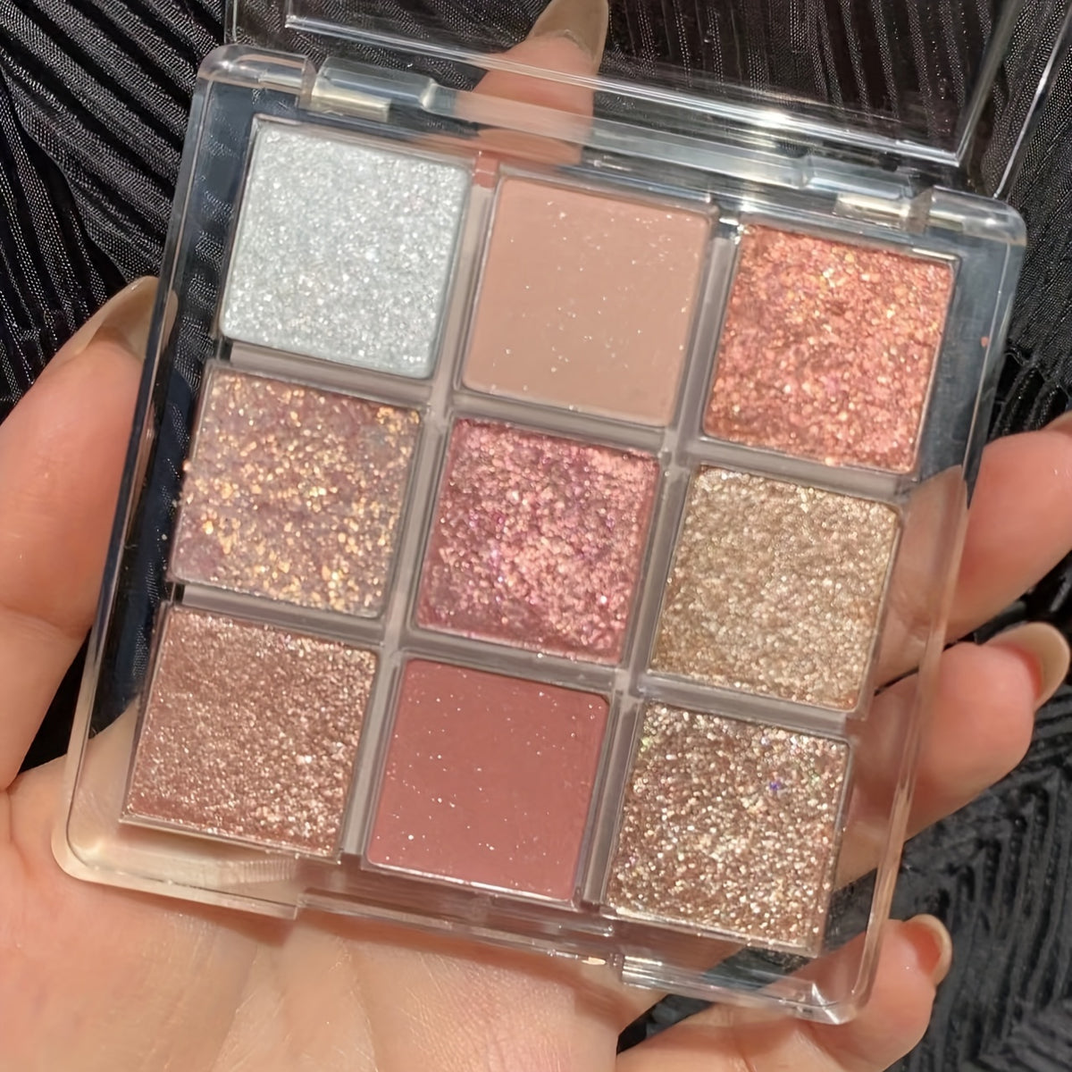 Coral Tone Eyeshadow Palette Matte Shimmer Finish