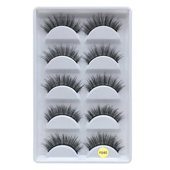 Z'LRAQI BEAUTY 5 pairs Faux Mink False Eyelashes Long Natural and Stylish