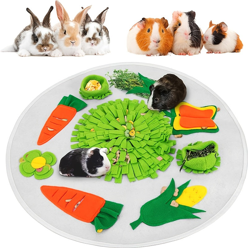 Interactive Rabbit Sniffing Pad Toy Feeding Mat