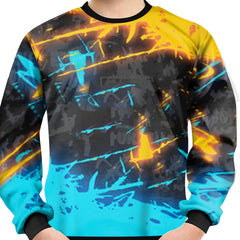 3D Paint Print Boys Sweatshirt Long Sleeve Pullover Top