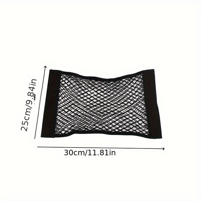 Car Trunk Mesh Bag Elastic Storage Pocket Organizer
