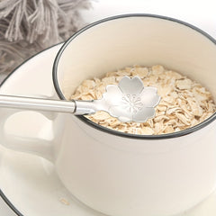 Stainless Steel Straw Spoons Reusable for Coffee Stirring
