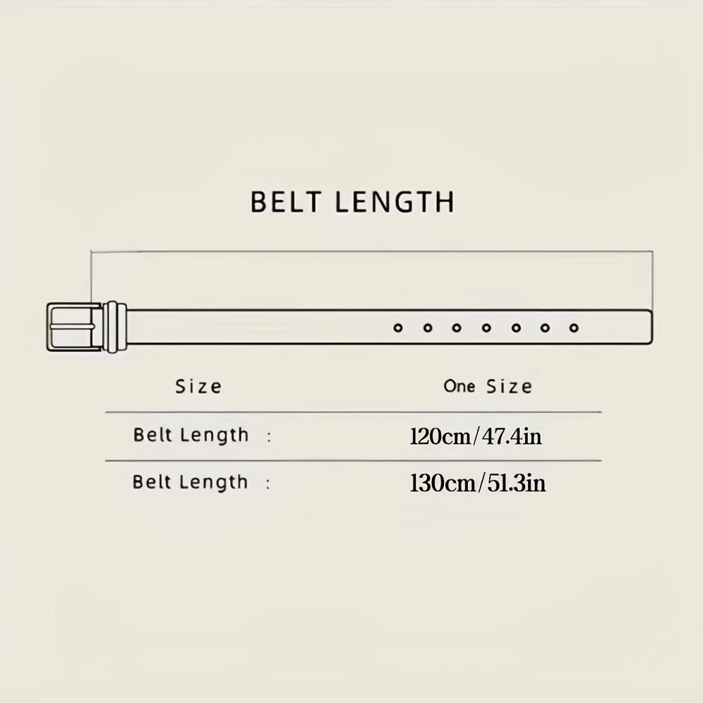 Men's Double Prong Leather Belt