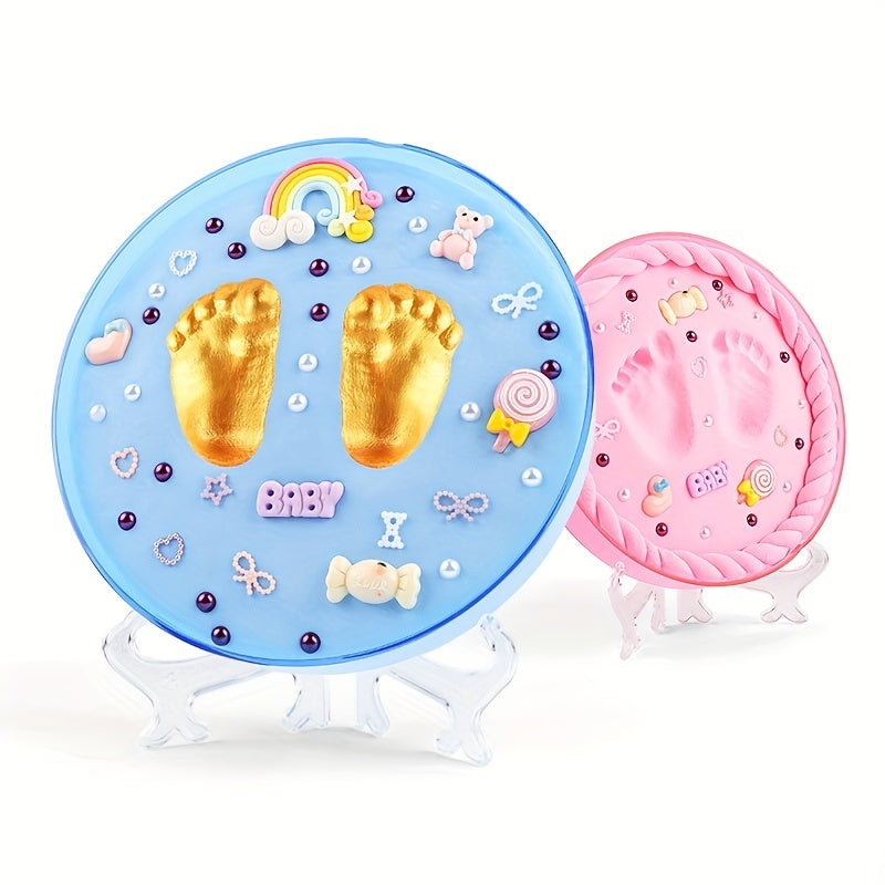 50G Newborn Print Mud Baby Hand Print Mud For 0-3 Years Old Kids