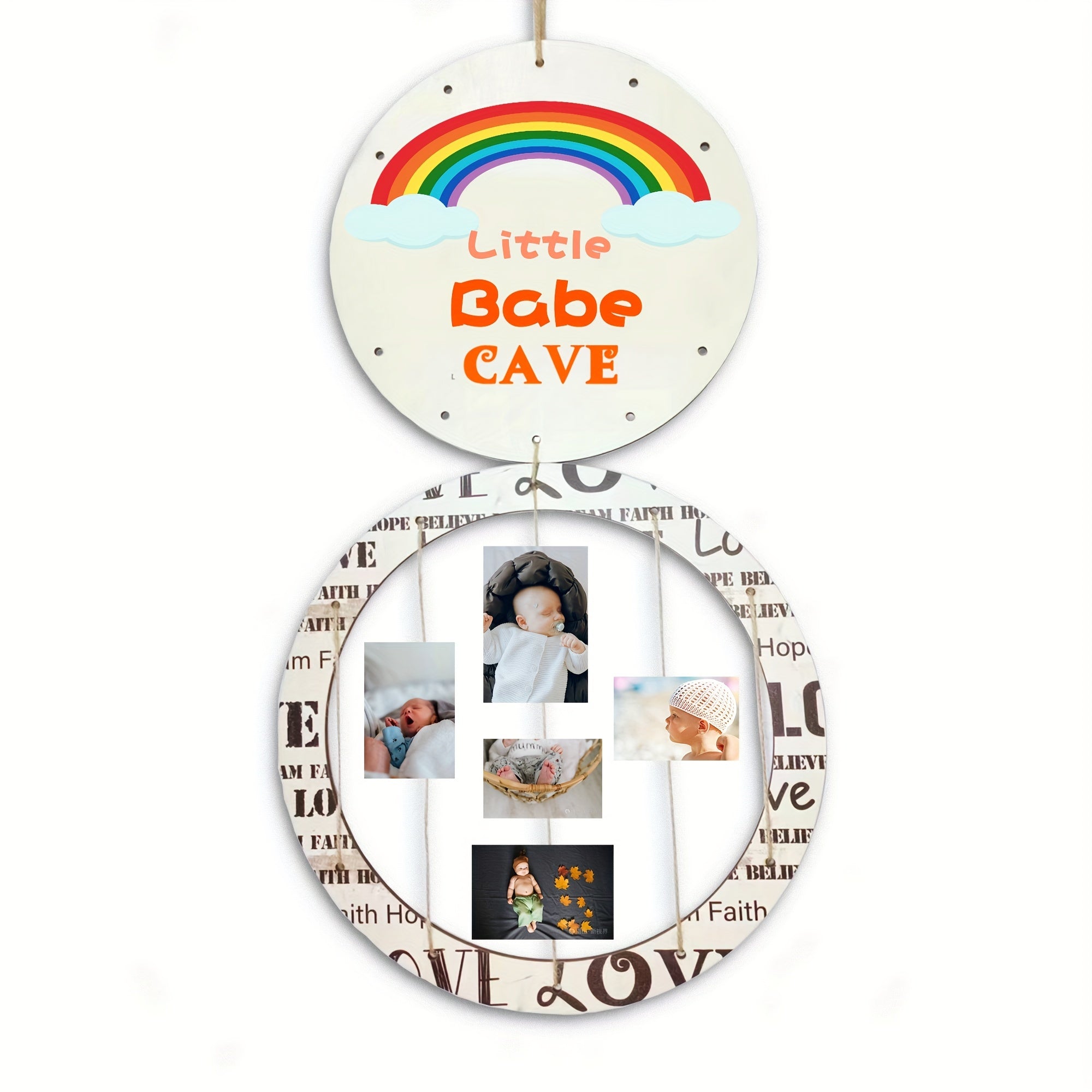 Baby Cave Wall Sign & Picture Frame Display