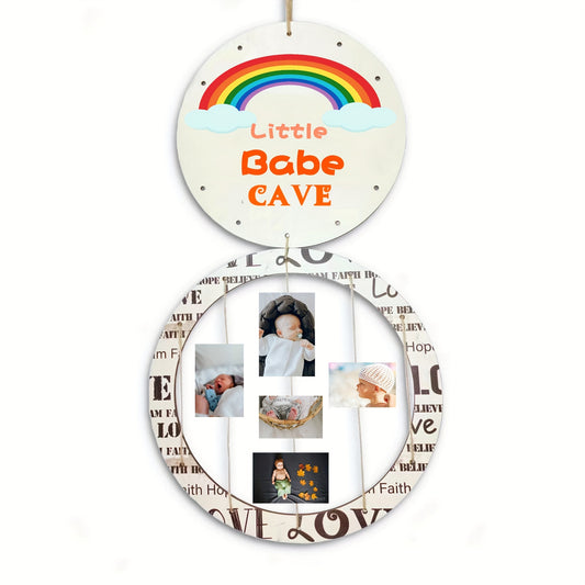 Baby Cave Wall Sign & Picture Frame Display