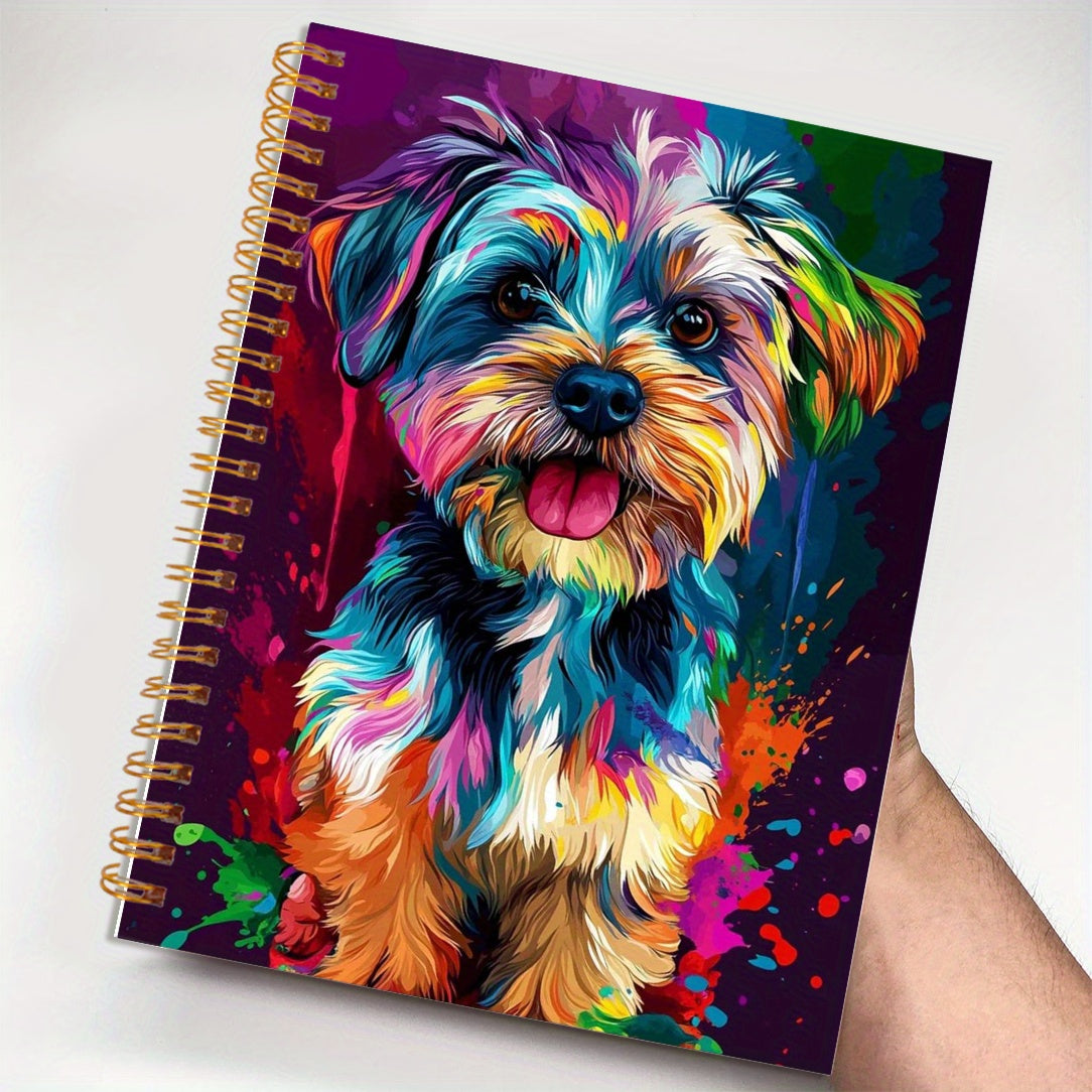 Colorful Dog Notebook for Writing Diary Bible Verse Office Stationery