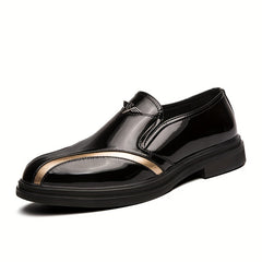 Women's PU Leather Slip On Soft Sole Oxfords