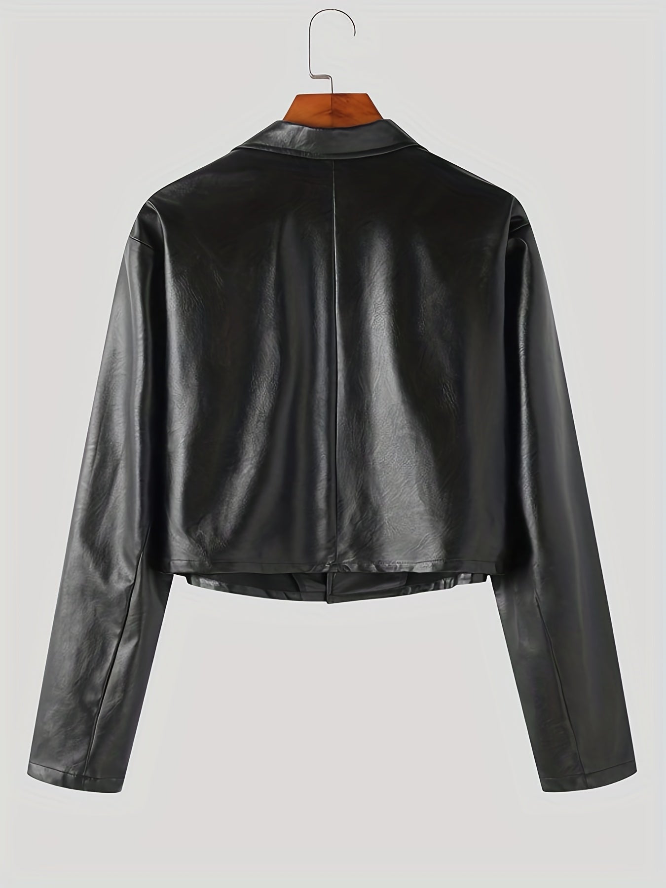 Men's Cropped Blazer Casual Lapel Jacket for Spring Fall