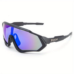 SCVCN Sports Men's Cycling Sunglasses UV Protection Glasses For Road Mountain