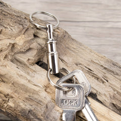 2pcs Quick Release Keychain Detachable Dual Key Ring Lock Ho