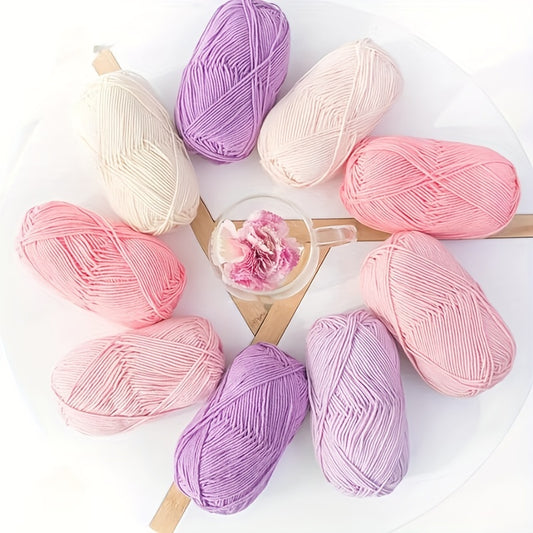 100M Soft Crocheting Yarn For Hand Knitting Fingering Sock Yarn