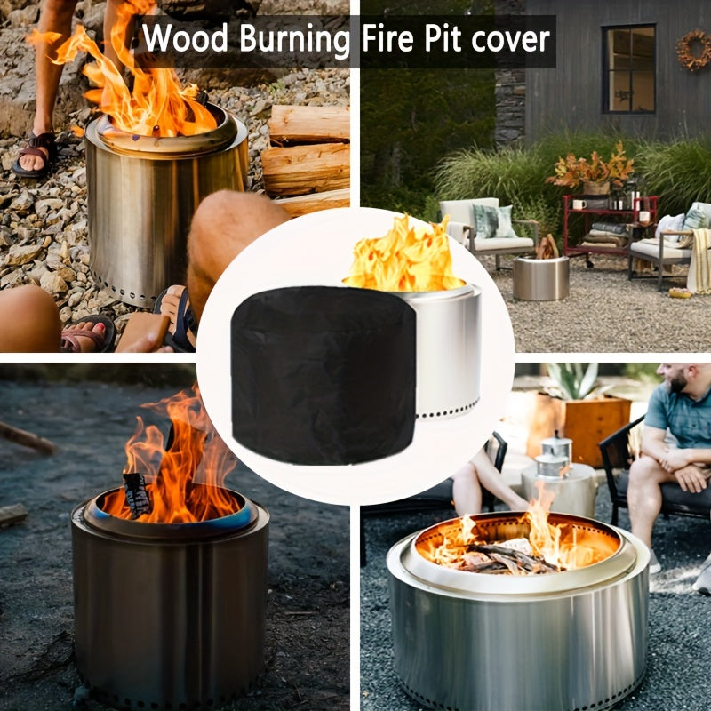 Waterproof 210D Heavy Duty Fire Pit Cover