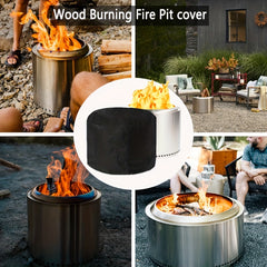 Waterproof 210D Heavy Duty Fire Pit Cover