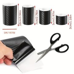 3D Carbon Fiber Roll Waterproof Car Sticker 5D Carbon Fiber Tape 18in