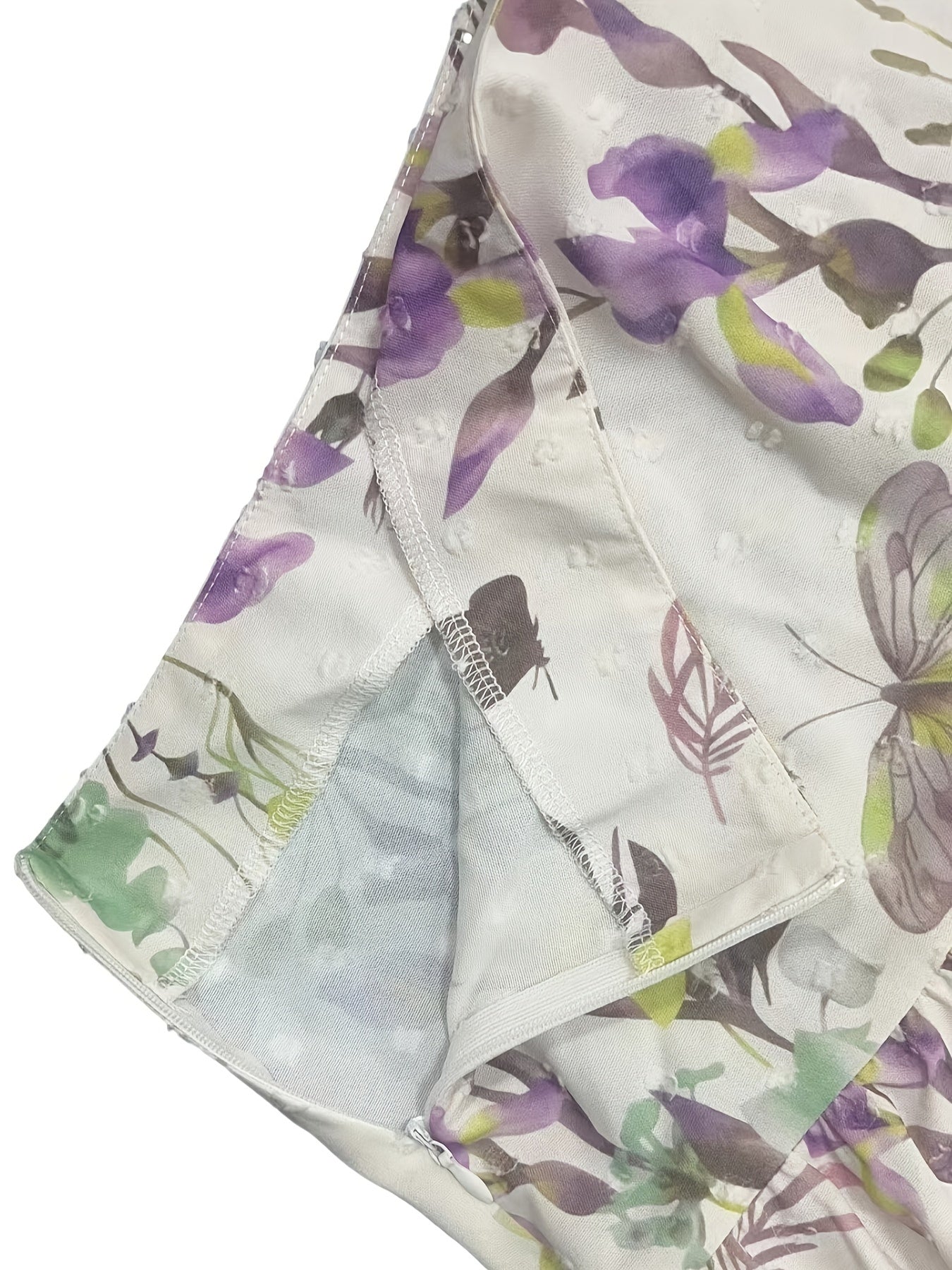  Floral Print High Rise Pleated Maxi Skirt