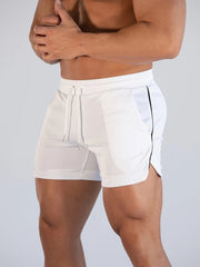 Men's Breathable Matching Shorts With Pockets