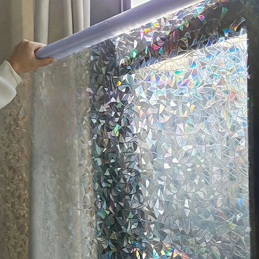 Laser Decorative Window Film PVC Window Privacy Window Sticker