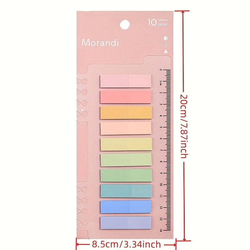 200 Sheets Sticky Notes Memo Pad Notes Index Transparent Post Stickers