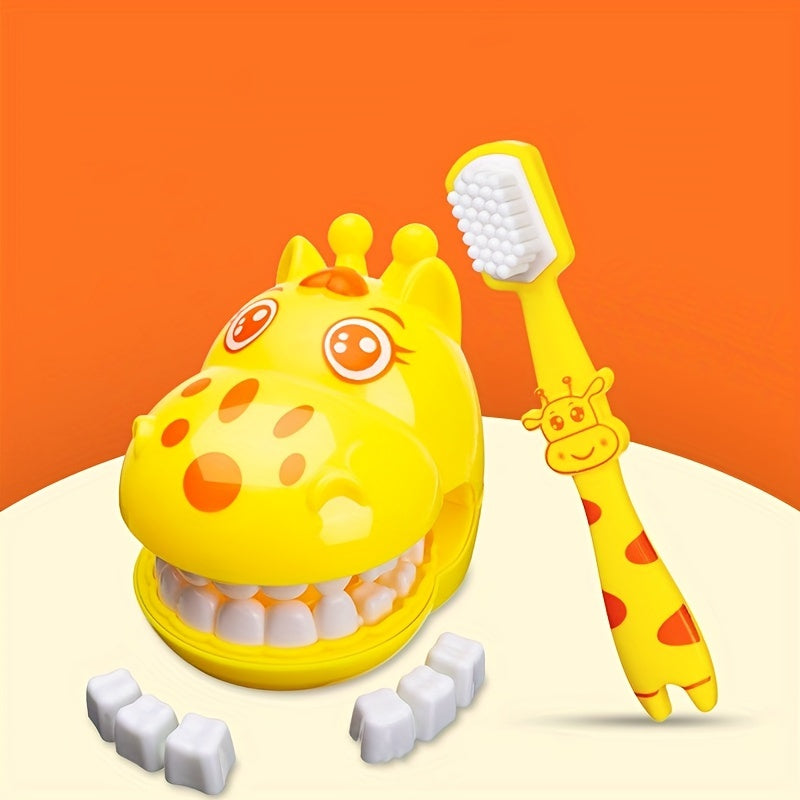 Kids' Fawn Toothbrushing Mold Toy Set