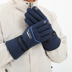 Thickened Warm Gloves Skiing Cycling Touch Screen Reflective Gloves