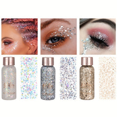 Mermaid Sequin Body Glitter Gel for Face Hair Music Party Carnival