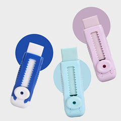 Art Eraser with Push Pull Case and Refill for Projects