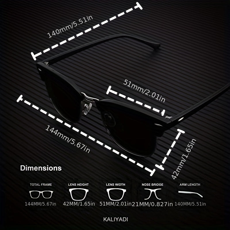 Men's Night Vision Polarized Sunglasses UV Protection