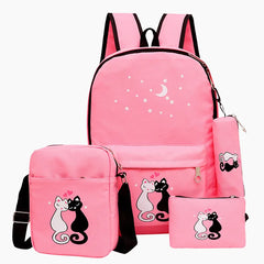 4pcs Cartoon School Bags For Girls Boys Children School Backpack