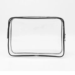 4pcs Travel Zipper Closure Waterproof Clear Bags Set