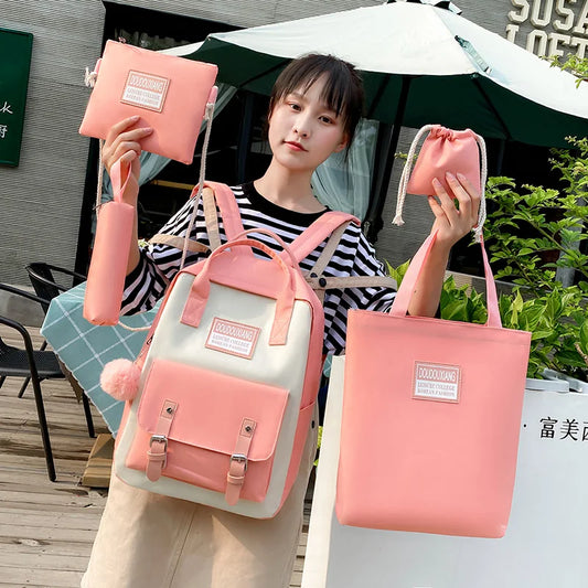 Women's Backpack Student School Bag For Teenage Girls Boys Laptop Bagpack