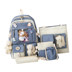 Women Backpack School Bag Girls Shoulder Straps Portable Casual Rucksack Gift