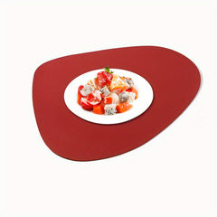Non Slip Leather Table Mat Water&Plate Safe for Home & Hotel Use