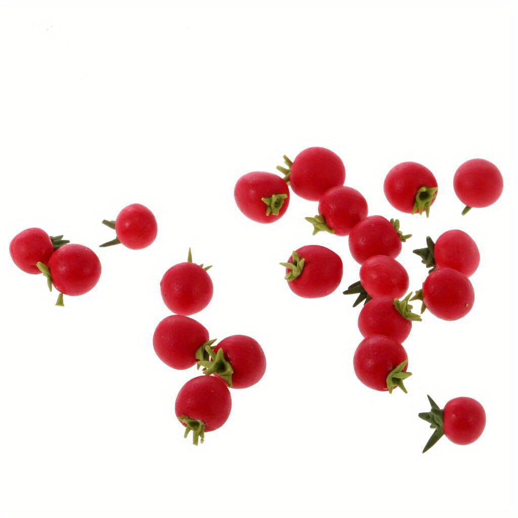 1:12 Scale Clay Fruits & Vegetables Realistic Models for Dollhouse Decor