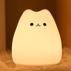 Cat Lamp Night Light For Girls Bedroom Kitty Lamp Birthday For Kids Baby Toddler
