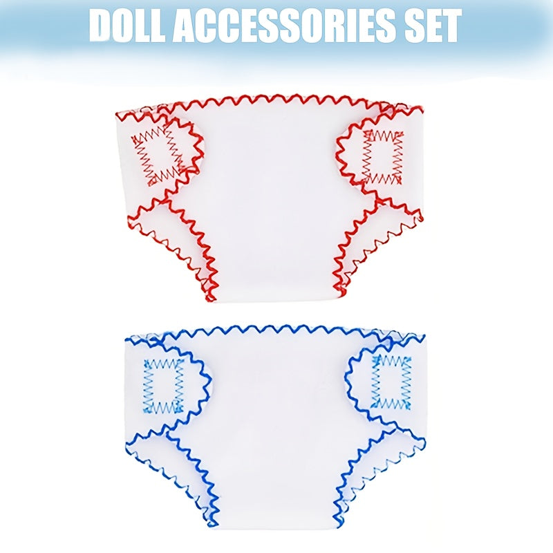 Newborn Baby Diapers Bibs Shoulder Bag Backpack for 35-56cm Dolls