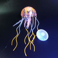 Silicone Glowing Jellyfish for Aquarium Decoration