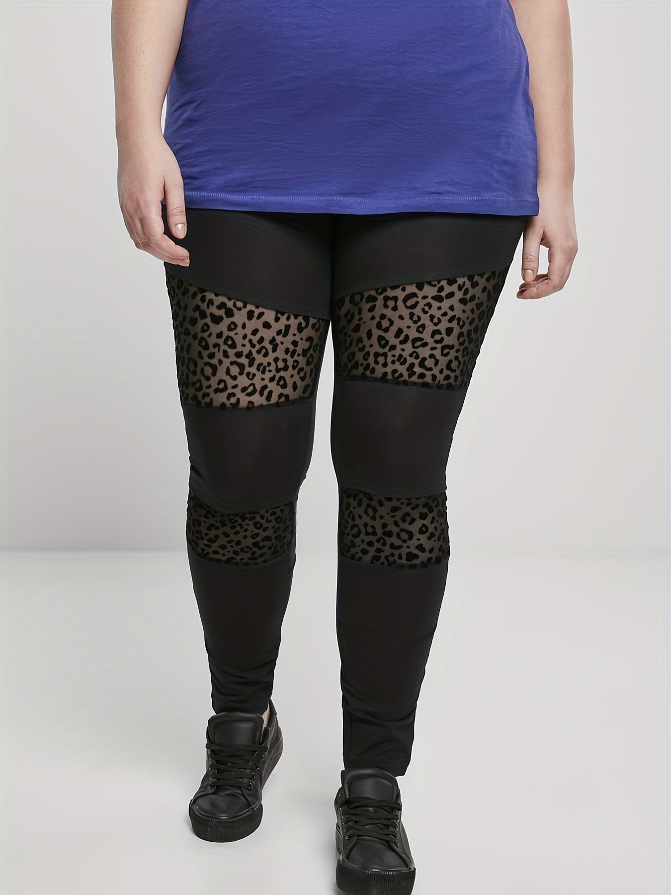  Leopard High Stretch Skinny Leggings