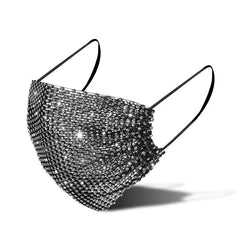 Diamond Unisex Face Mask Multicolor Rhinestone Mask