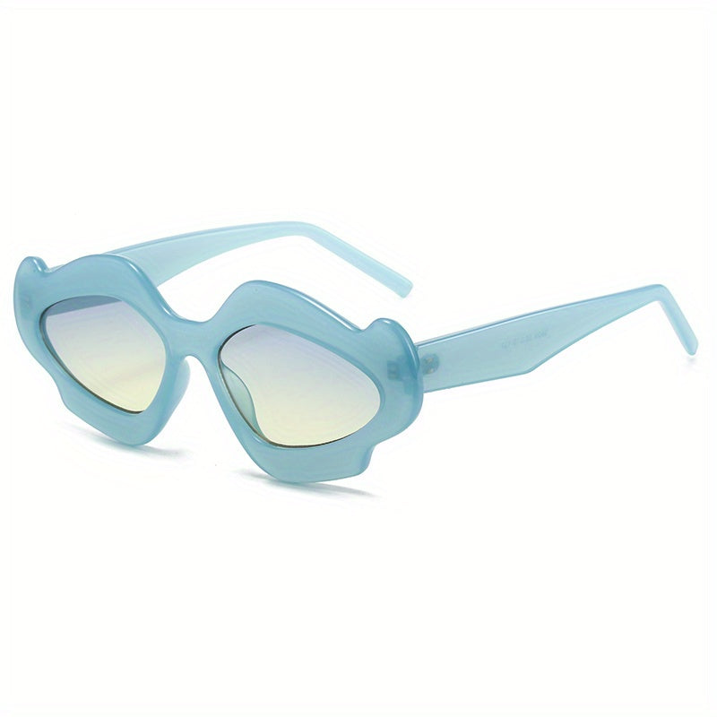 Y2K Irregular Sunglasses For Women Men Funny Jelly Decorative Glasses