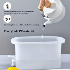 High Temp Resistant Water Bottle, Large Capacity for Lemon Tea Juice